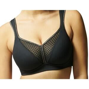 Simone Perele 1S262 Harmony Underwire Sports Bra black size 38C